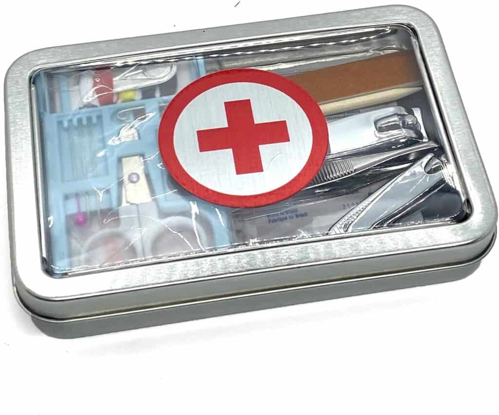 first aid survival tin kit