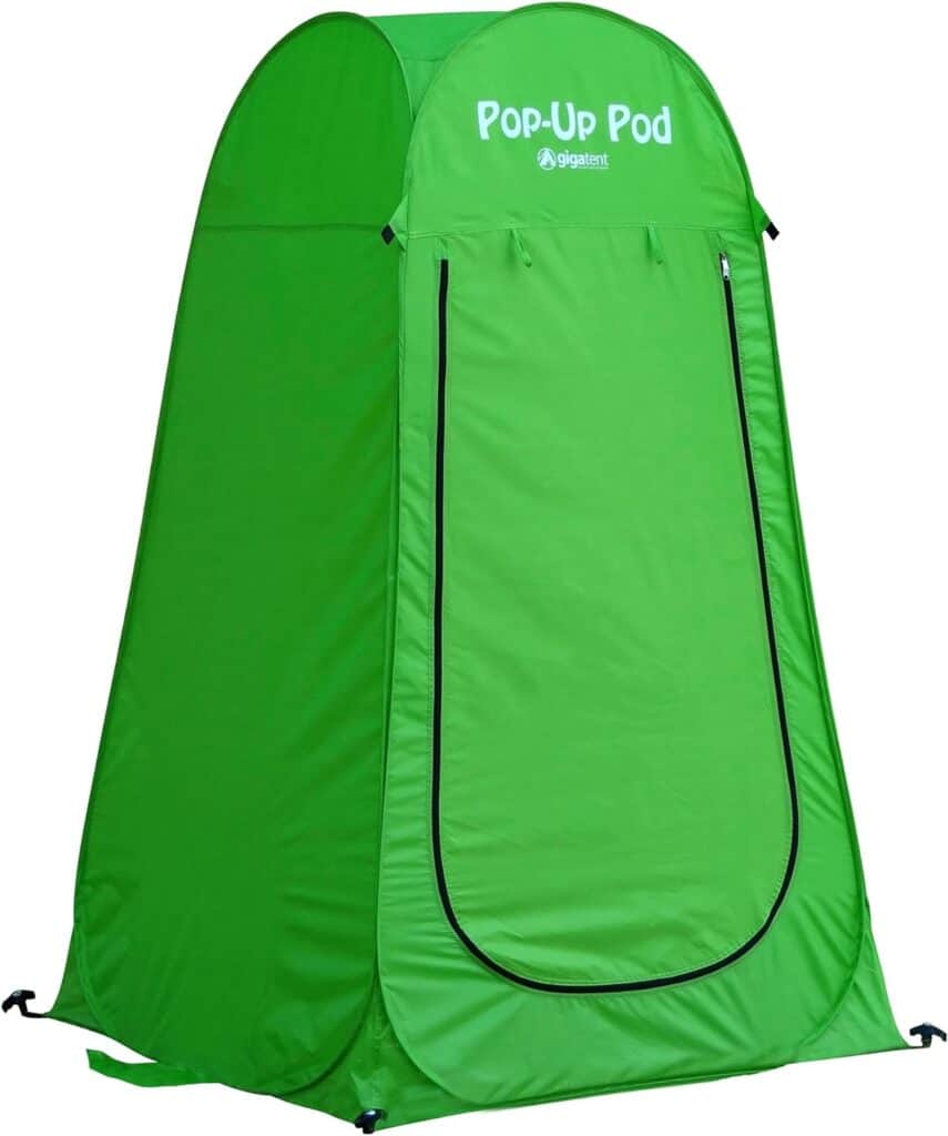 gigatent pop up tent for shower or privacy